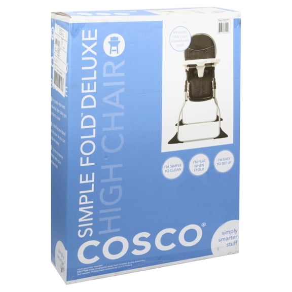 Cosco Kids Simple Fold Deluxe High Chair, Black Arrows, Toddler