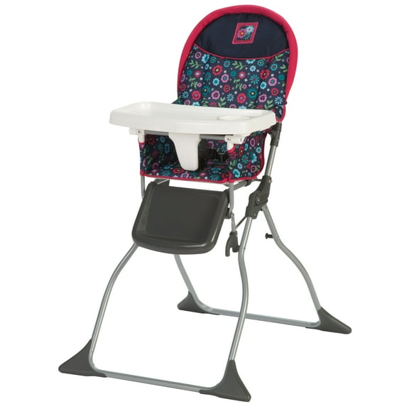 Cosco Kids Simple Fold High Chair, Flower Garden
