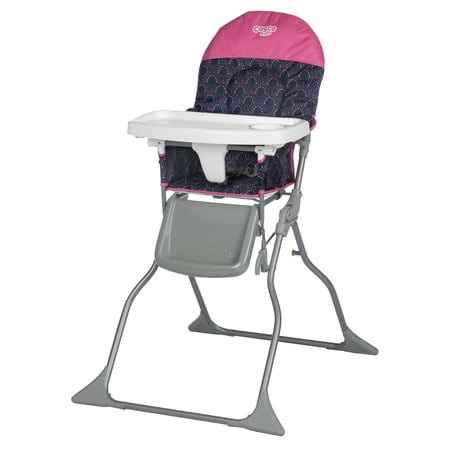 COSCO KIDS SIMPLE FOLD HIGH CHAIR, PINK