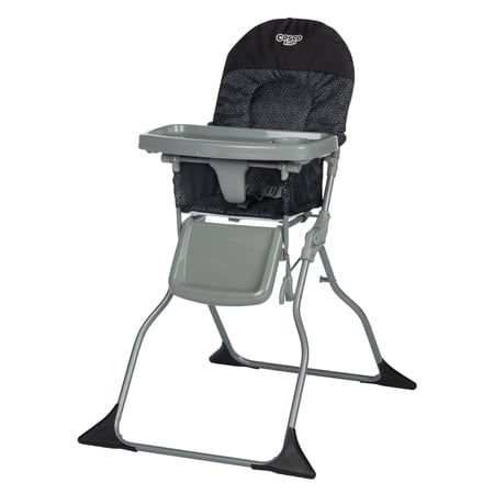 COSCO KIDS SIMPLE FOLD HIGH CHAIR, BLACK