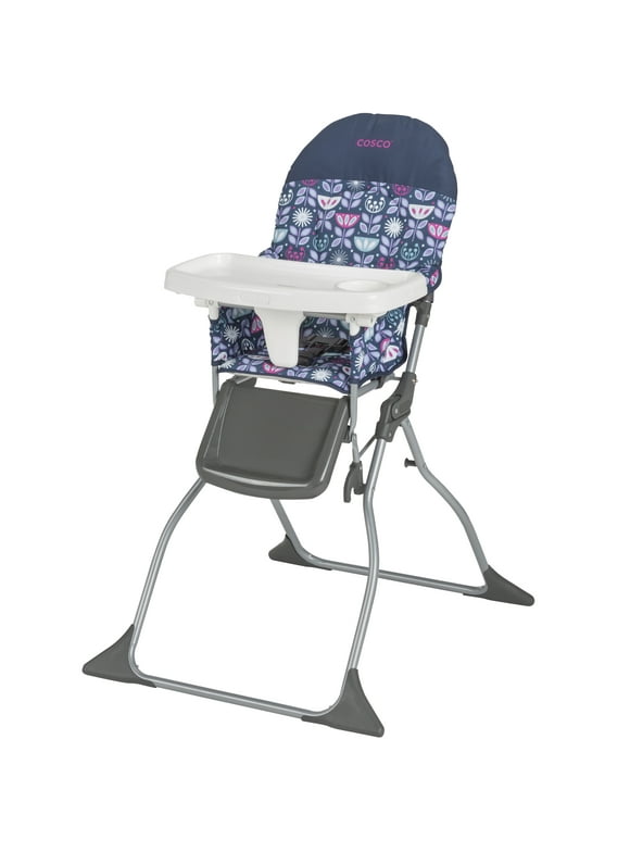 Cosco Kids Simple Fold High Chair, Poppy Field