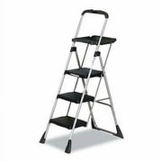 Cosco MaxTM Work Platform Project Ladder, 225lb Duty Rating, Steel, Black