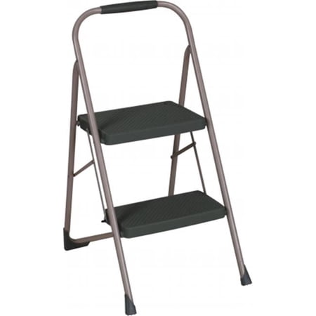Cosco Products Cosco Two Step Big Step Folding Step Stool with Rubber Hand Grip