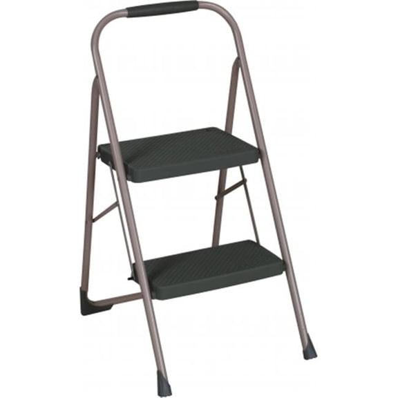 Cosco Products Cosco Two Step Big Step Folding Step Stool with Rubber Hand Grip