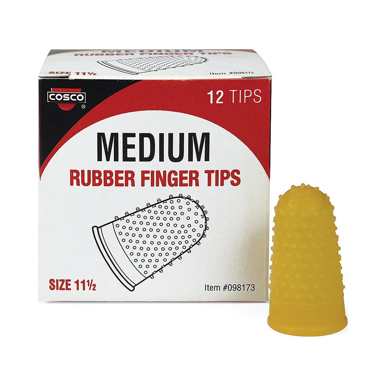 Rubber Fingers Tip Pads Grips For Counting Collating Writing Sorting