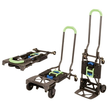 COSCO Shifter Multi-Position Folding Hand Truck and Cart, 300 lb Capacity, Green