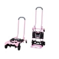 thumbnail image 1 of Cosco Shifter Multi-Position Folding Hand Truck and Cart, Pink, 1 of 6
