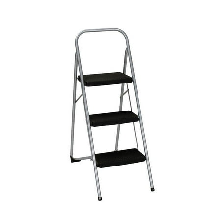 Cosco Three Step Steel Folding Step Stool with 200 lb. Load Capacity — Residential Use, Standard Application