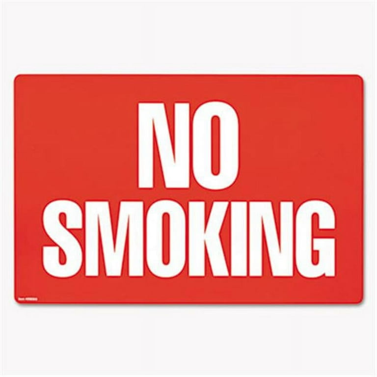 Two-Sided Signs, No Smoking/No Fumar, 8 x 12, Red Two-Sided Signs, No Smoking/No Fumar, 8 x 12, Red