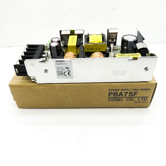 Cosel 12V 6.3A 76W AC-DC Open Frame Panel Mount Power Supply PBA75F-12