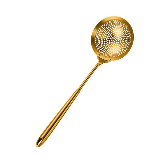 Cosemary Essential Stainless Steel Kitchen Utensils Slotted Skimmer with Hanging Hoop