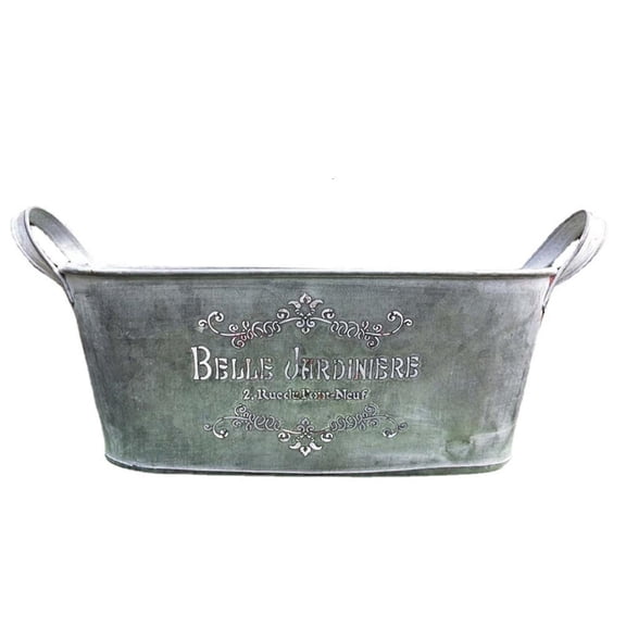 Cosemary Flowerpot Plant Container Bucket Metal Pail Flower Pots Raised Garden Boxes Farm