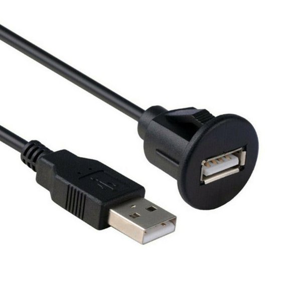 Cosemary Waterproof Charging Cord Data Transfer Wire USB 2.0 Male to Female Cable 100cm