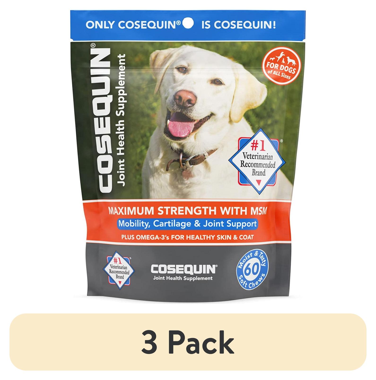 (3 pack) Cosequin Max Strength Joint Health Supplement with MSM and