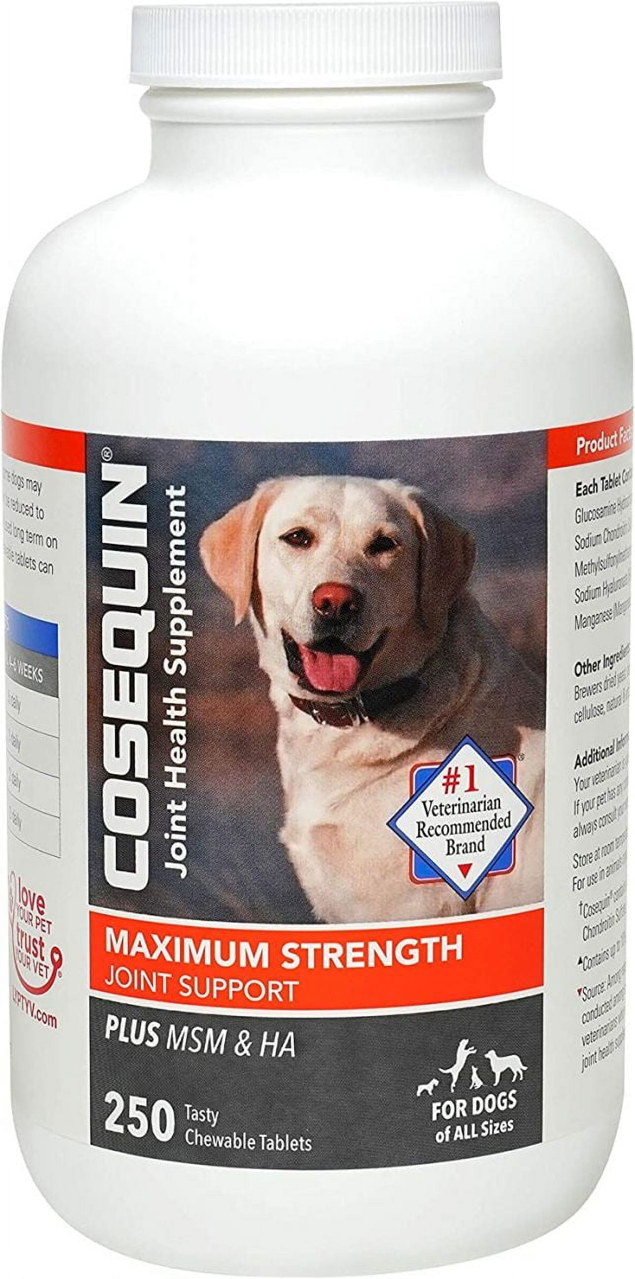 Cosequin Maximum Strength Plus MSM Chewable Tablets 250ct - Walmart.com