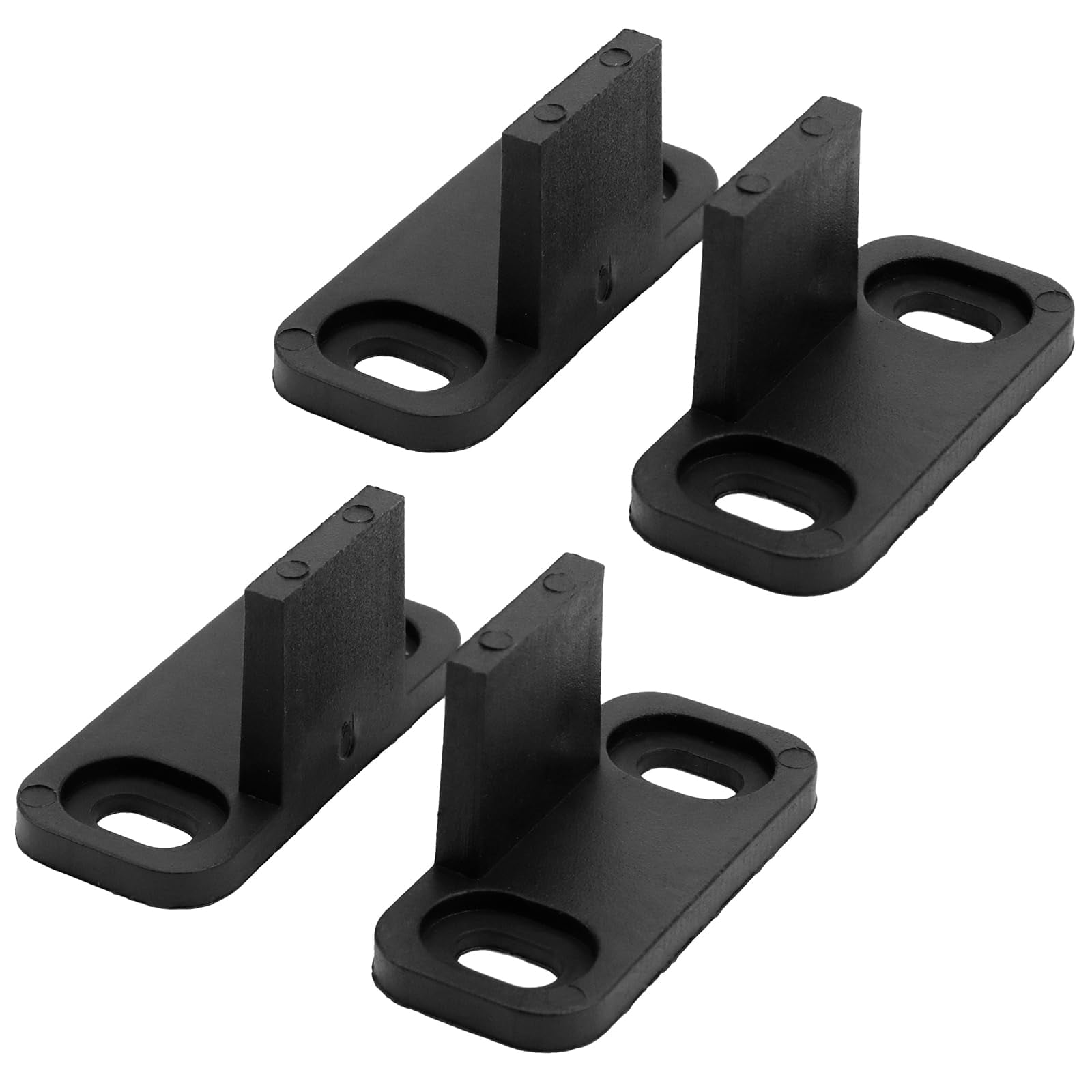 Coshar Set of 4 Barn Door Floor Guides Black Sliding Barn Door Hardware ...