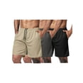 thumbnail image 1 of Coshow 3 Pack Men's Athletic Shorts 5 Inch Mesh Workout Gym Shorts Lightweight Running Training Pants with Pockets, 1 of 6