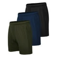thumbnail image 1 of Coshow 3 Pack Men's Athletic Shorts 5 Inch Mesh Workout Gym Shorts Lightweight Running Training Pants with Pockets, 1 of 6