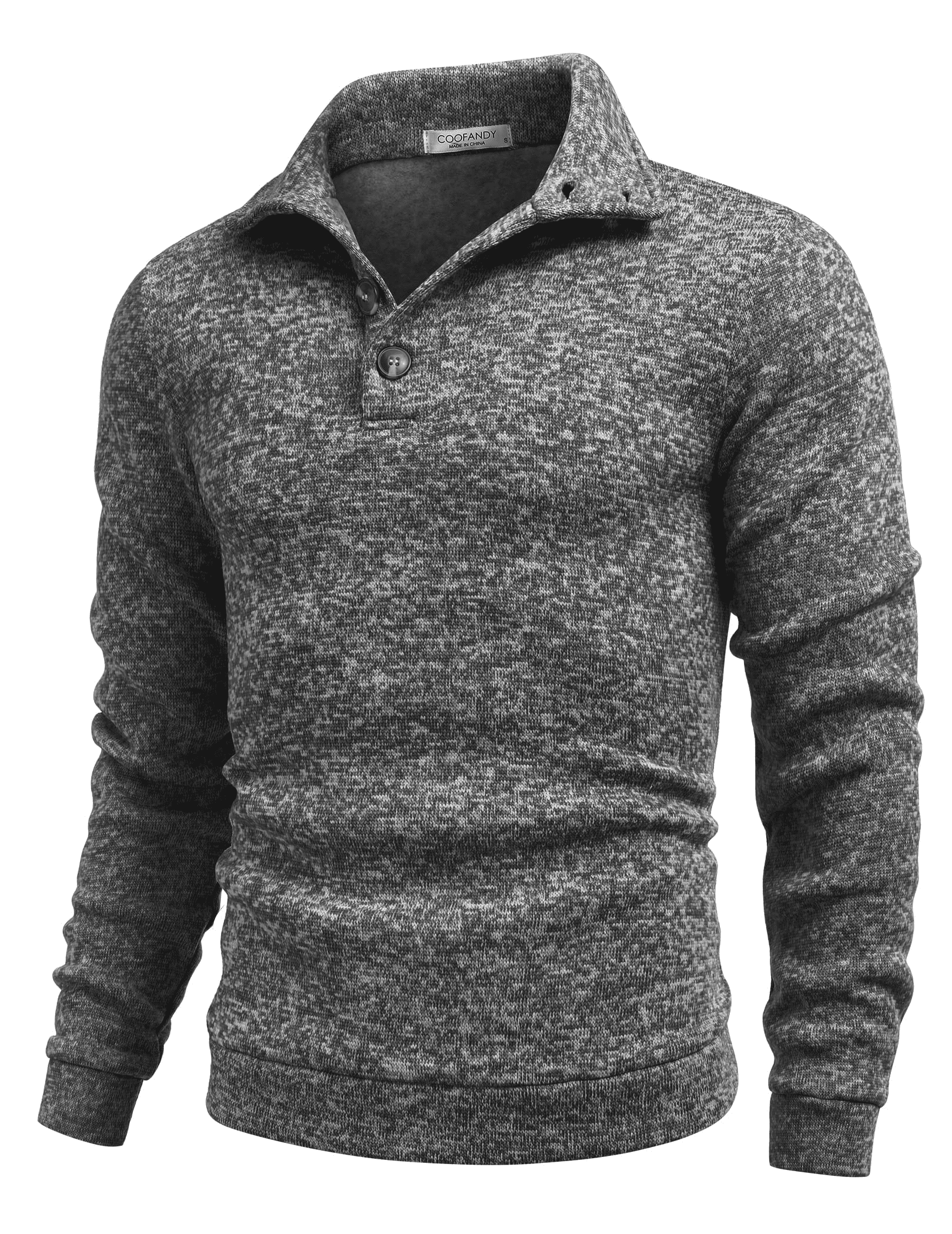 COOFANDY Men s Casual Slim Fit Pullover Sweater Knitted Thermal