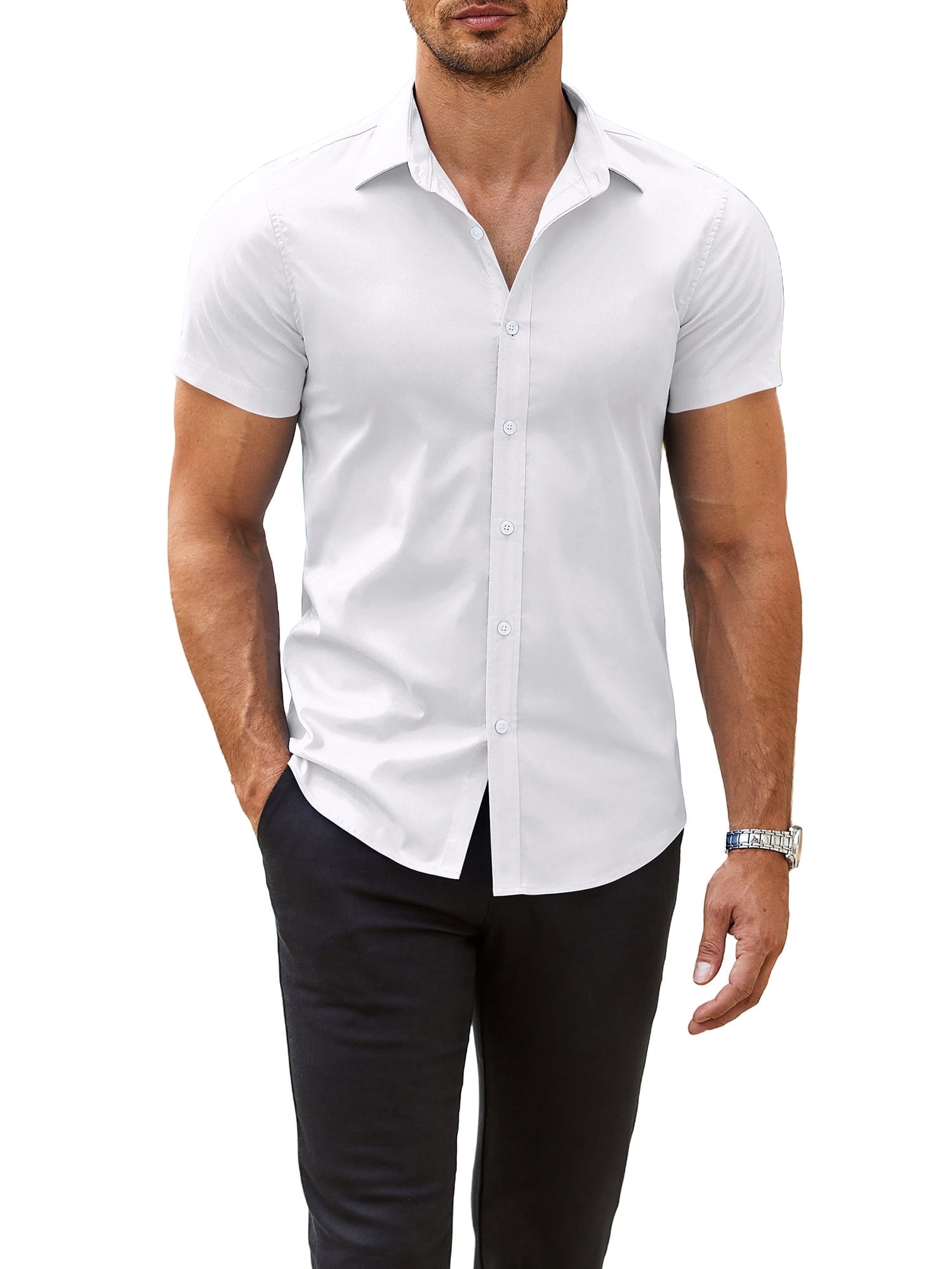 low cut dress shirt summer style #fashion #ootd