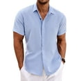 thumbnail image 1 of Coshow Mens Button Down Dress Shirts Business Casual Long Sleeve Wrinkle Free Blouses, 1 of 8