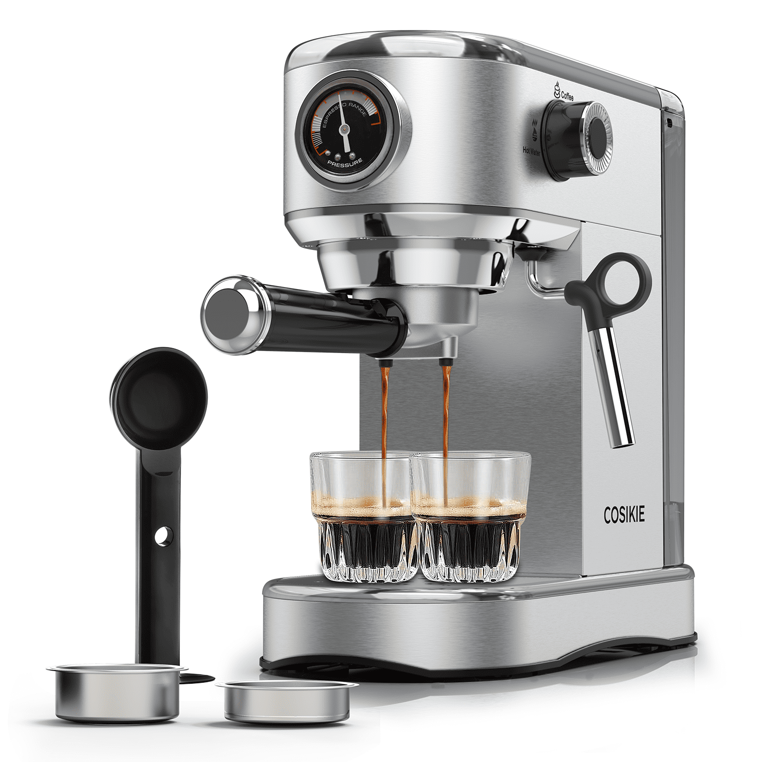 Aicook Espresso And Coffee Machine, 3 In 1 Combination 15Bar Espresso  Machine And Single Serve Coffee Maker Offer - BuyMoreCoffee.com