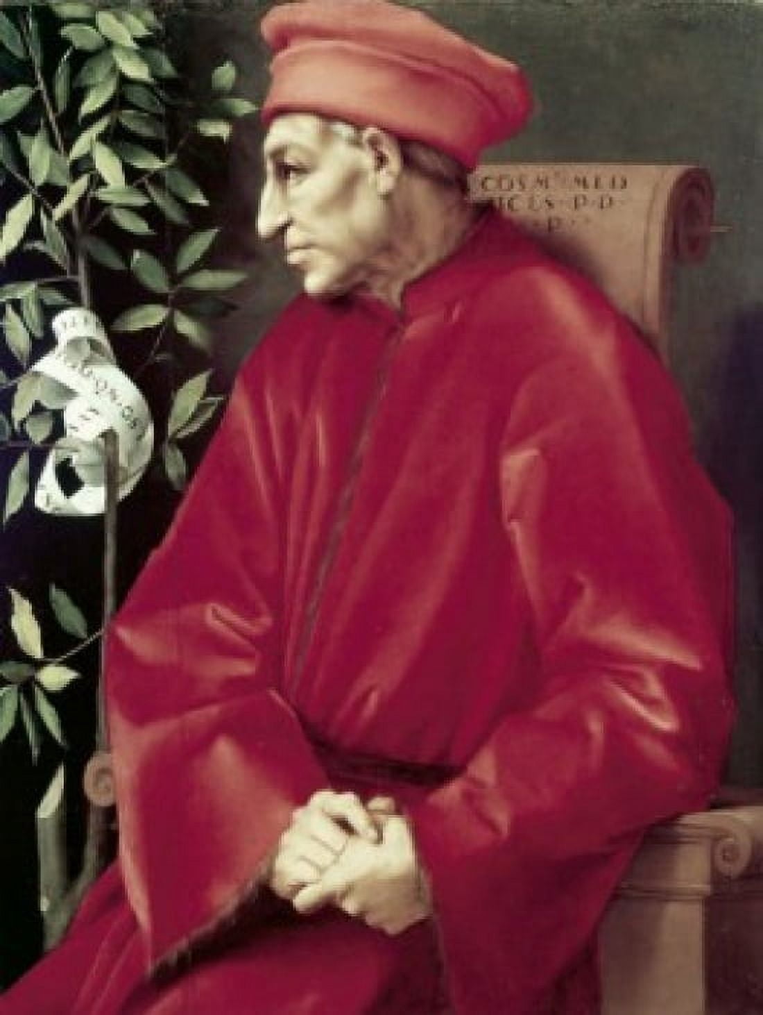 Cosimo De Medici Jacopo Pontormo (1494-1557 Italian) Galleria degli Uffizi Florence Italy Canvas Art - Jacopo Pontormo (18 x 24)