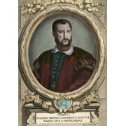 Cosimo I Medici (1519-1574). /Nknown As The Great. Copper Engraving, Italian, 18Th Century. Poster Print by  (18 x 24)