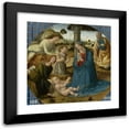 thumbnail image 1 of Cosimo Rosselli 15x15 Black Modern Framed Museum Art Print Titled - The Adoration of the Christ Child (C. 1485 - C. 1507), 1 of 5