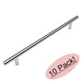 thumbnail image 1 of Cosmas 404-192CH Polished Chrome Solid Steel Construction 3/8 Inch Slim Line Euro Style Cabinet Hardware Bar Pull - 7-1/2" (192mm) Hole Centers - 10 Pack, 1 of 1