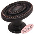 thumbnail image 1 of Cosmas 4886ORB Oil Rubbed Bronze Oval Beaded Cabinet Knob - 10 Pack, 1 of 1