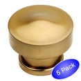thumbnail image 1 of Cosmas� 704GC Gold Champagne Round Contemporary Cabinet Hardware Knob - 1-1/4" Diameter - 5 Pack, 1 of 1