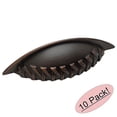 thumbnail image 1 of Cosmas 7067ORB Oil Rubbed Bronze Braided Cabinet Hardware Bin Cup Drawer Handle Pull - 3" Inch (76mm) Hole Centers - 10 Pack, 1 of 1