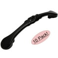thumbnail image 1 of Cosmas 7068FB Flat Black Cabinet Hardware Handle Pull - 3-3/4" Inch (96mm) Hole Centers - 10 Pack, 1 of 1