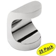 thumbnail image 1 of Cosmas 8798CH Polished Chrome Contemporary Cabinet Hardware Finger Pull - 25 Pack, 1 of 1