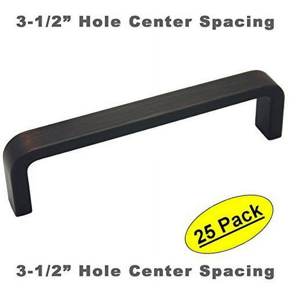 Cosmas 886-3.5ORB Oil Rubbed Bronze Cabinet Hardware Handle Pull - 3-1/2" (89mm) Hole Centers - 25 Pack