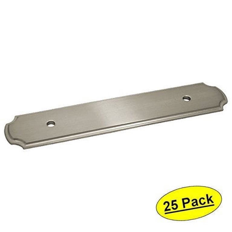 Brushed Nickel Cabinet Backplate Kinsley Cabinet Pull And Backplate