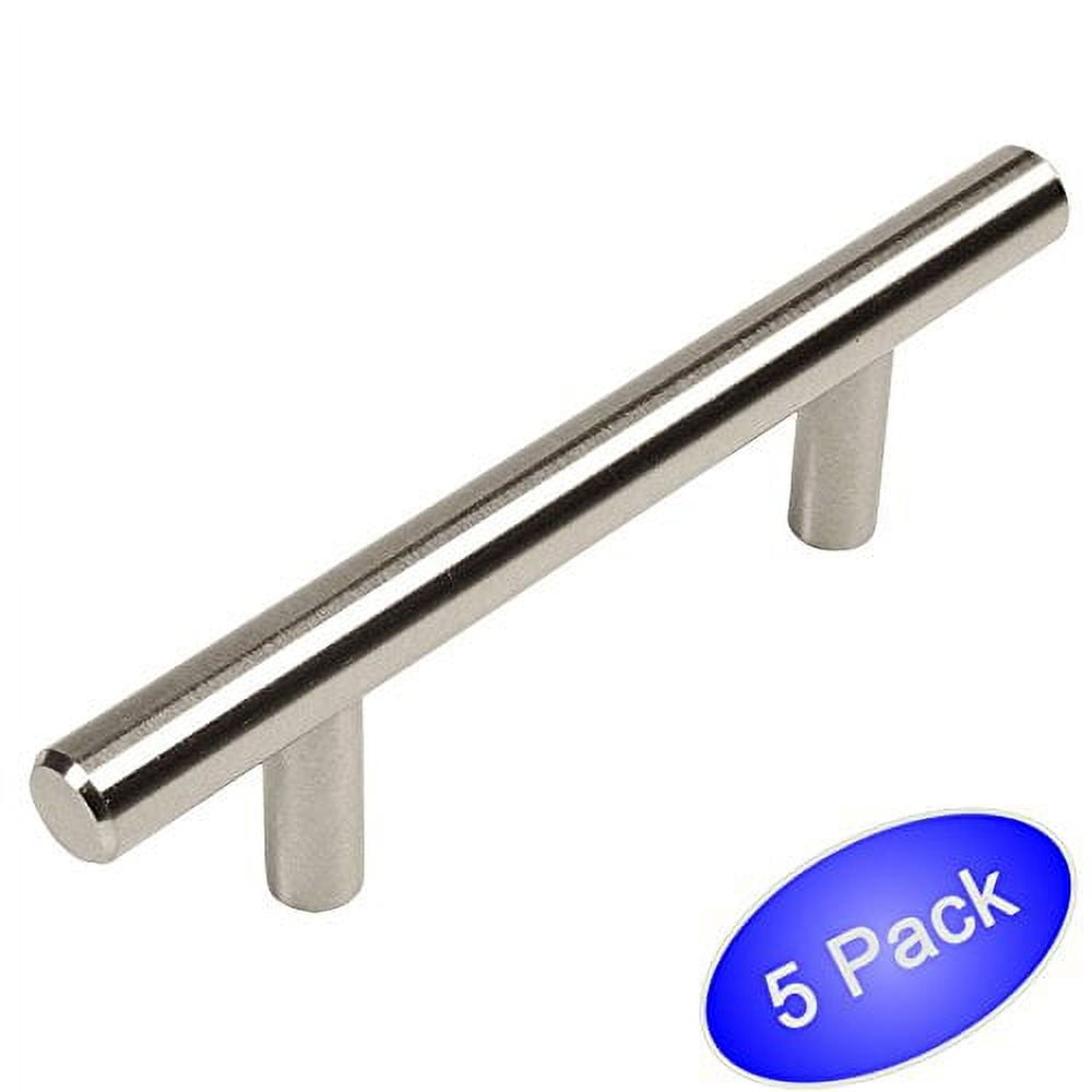 Cosmas H698-030SS True Stainless Steel Construction Euro Style Cabinet Hardware Bar Handle Pull - 3 Cosmas H698-030SS True Stainless Steel Construction Euro Style Cabinet Hardware Bar Handle Pull - 3