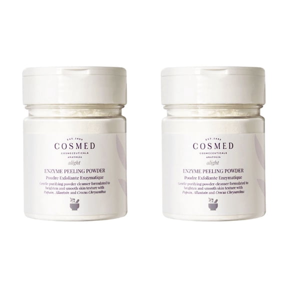 Cosmed Alight Enzyme Peeling Powder - Purifying and Brightening Powder Enzyme Peeling Cleanser 75 gr 2 Pack