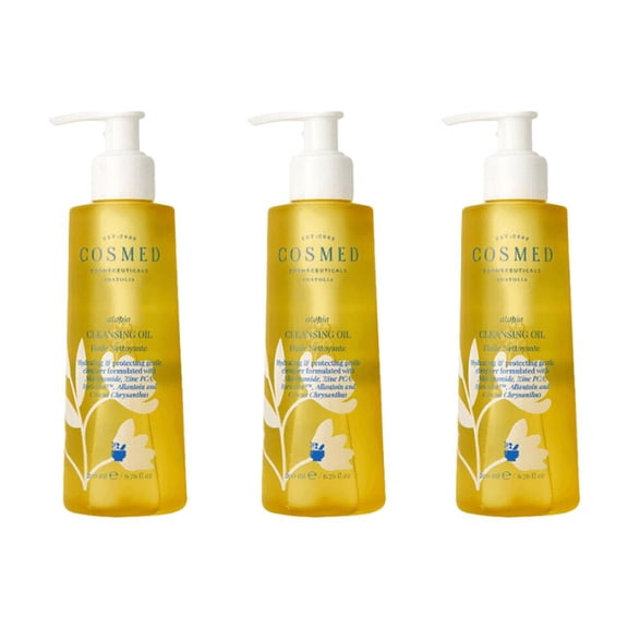 Cosmed Atopia Cleansing Oil - Cleansing Oil for Face and Body - Oil Based Cleanser 200 ml 3 Pack