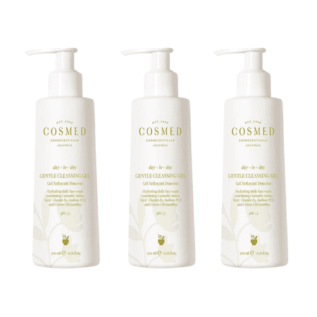 Cosmed Day-to-day Gentle Cleansing Gel - Combination Skin Washing Gel 200 ml 3 Pack