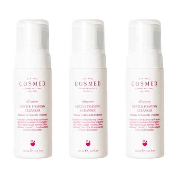 Cosmed Gentle Foaming Cleanser 150 ml 3 Pack