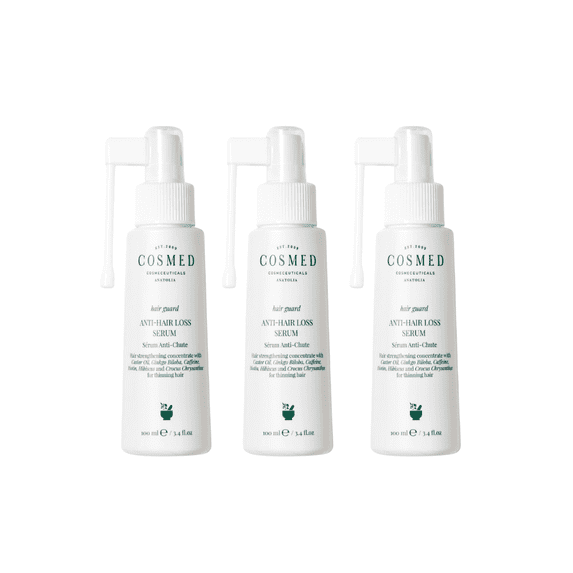 Cosmed Hair Guard Anti Hair Loss Serum - Sulfate Free, Salt Free Anti Hair Loss Serum 100 Ml 3 Pack