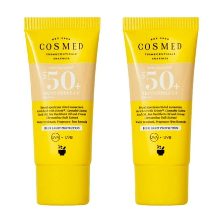 Cosmed Sun Essential - Skinvisible Cc Spf 50+ 30 Ml 2 Pack