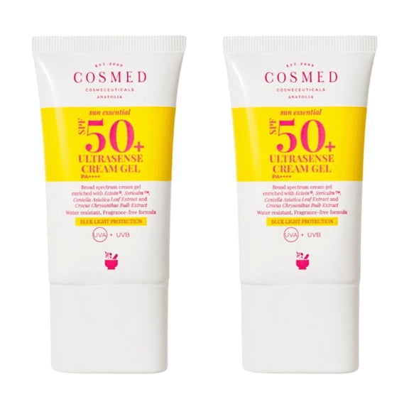 Cosmed Sun Essential - Ultrasense Cream Gel Spf 50+ 40 ml 2 Pack