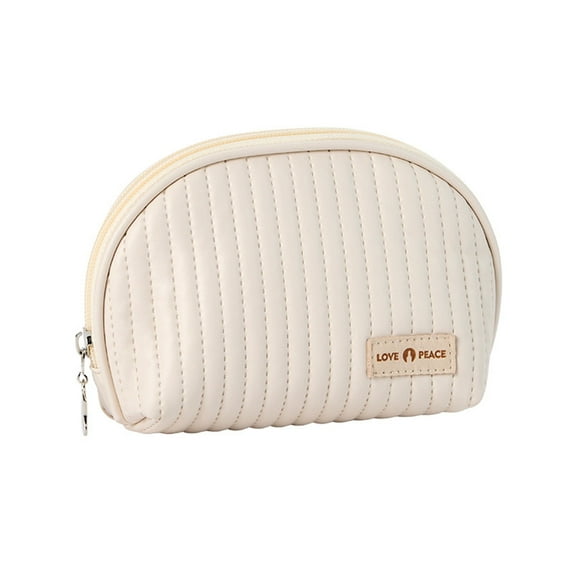 Cute Makeup Bag Mini Cosmetic Pouch for Women Handy Zipper Pouch Small Quilted Beauty Bag for Everyday Use and Travel