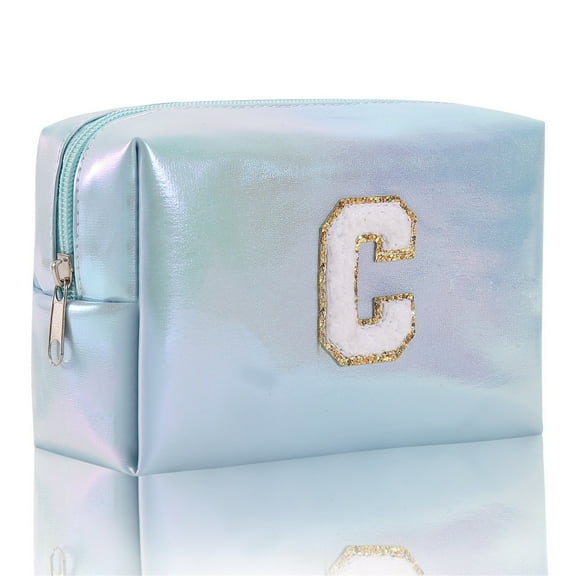 Cosmetic Bag Large Capacity Embroidered Alphabet Makeup Bag for Travel Storage Clutch Handbag Cosmetic Eco Friendly Travel