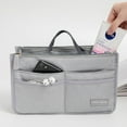 thumbnail image 1 of Cosmetic Bag Large Capacity Fashionable Double Zipper Hand-held Storage Bag, 1 of 7