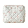 thumbnail image 1 of Quilted Travel Cosmetic Bag Makeup Bag Cute Floral Makeup Pouch Large Toiletry Organizer for Women and Girls, 1 of 3