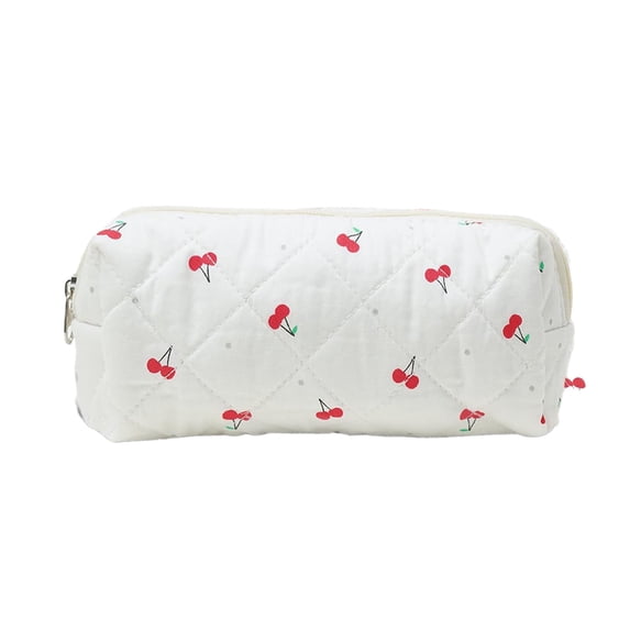 Cosmetic Bag Makeup Bag Quilted Travel Cute Floral Women's Large Stylish Handbag for Easy Organization and Travel